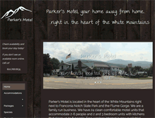 Tablet Screenshot of parkersmotel.com